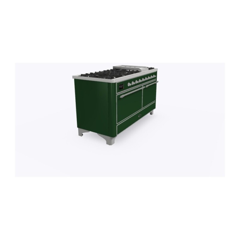 Majestic II Series 60" Dual Fuel Natural Gas Freestanding Range UM15FDQNS3EGC