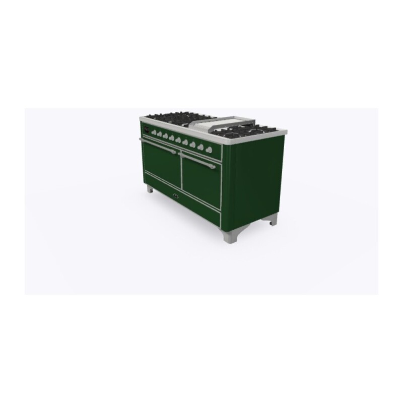 Majestic II Series 60" Dual Fuel Natural Gas Freestanding Range UM15FDQNS3EGC