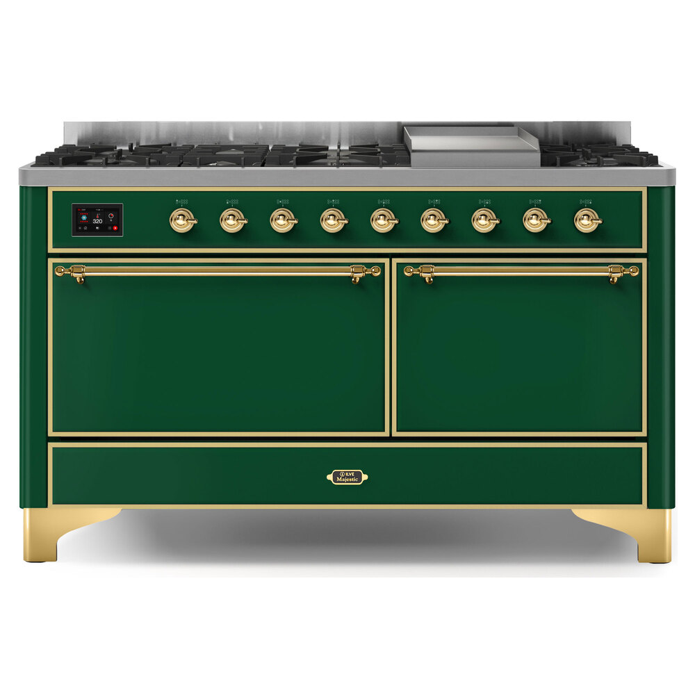 Majestic II Series 60" Dual Fuel Natural Gas Freestanding Range UM15FDQNS3EGG