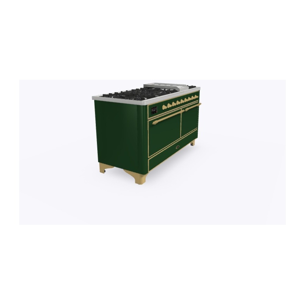 Majestic II Series 60" Dual Fuel Natural Gas Freestanding Range UM15FDQNS3EGG
