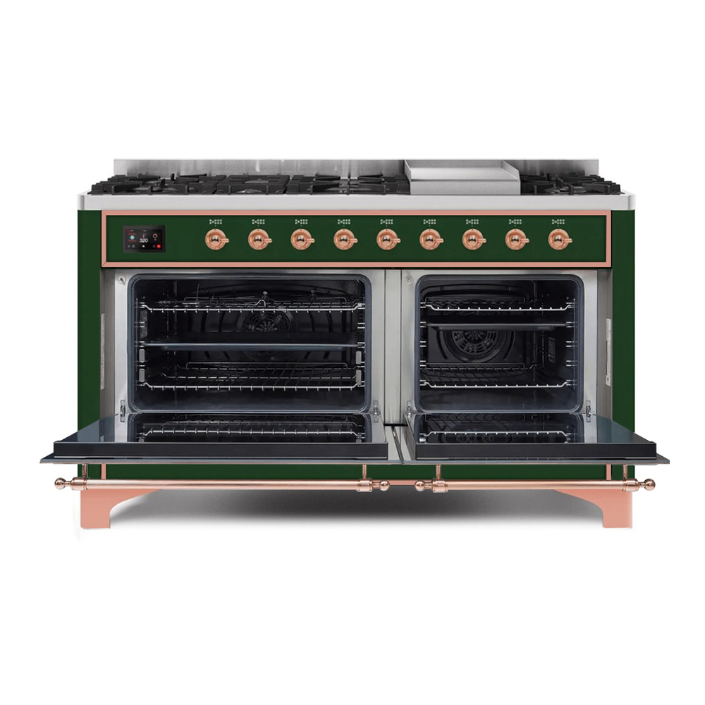 Majestic II Series 60" Dual Fuel Natural Gas Freestanding Range UM15FDQNS3EGP