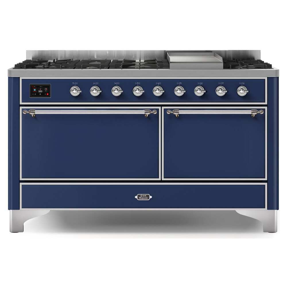 Majestic II Series 60" Dual Fuel Natural Gas Freestanding Range UM15FDQNS3MBC