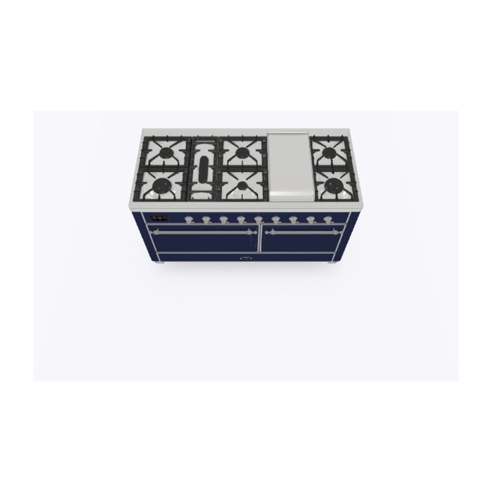 Majestic II Series 60" Dual Fuel Natural Gas Freestanding Range UM15FDQNS3MBC