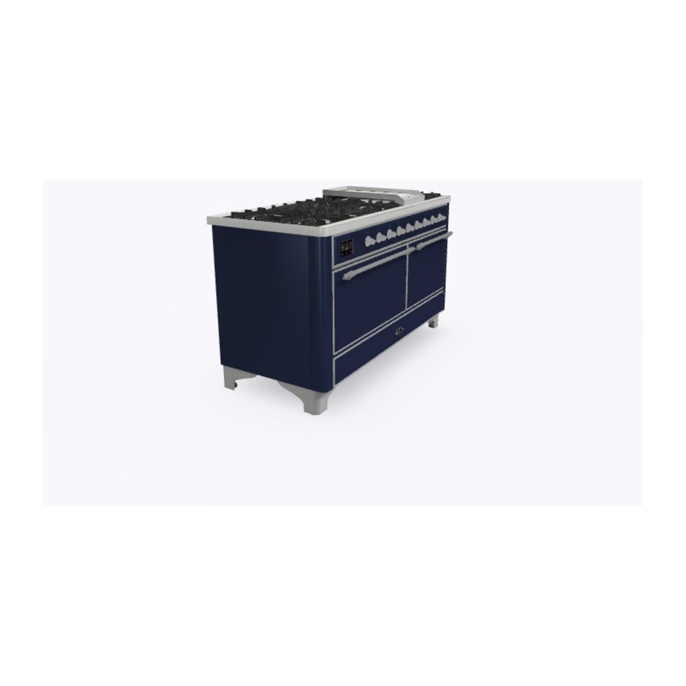 Majestic II Series 60" Dual Fuel Natural Gas Freestanding Range UM15FDQNS3MBC