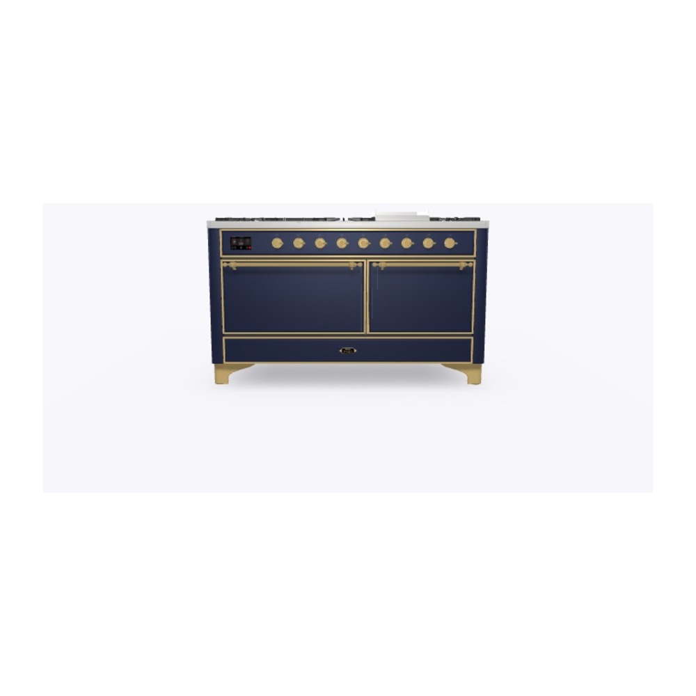 Majestic II 60 inch Dual Fuel Range with 9 Burners, Griddle UM15FDQNS3MBGLP