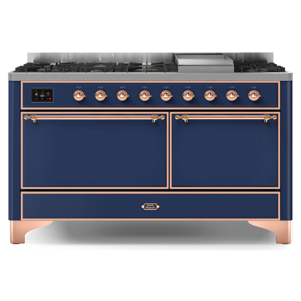 Majestic II Series 60" Dual Fuel Natural Gas Freestanding Range UM15FDQNS3MBP