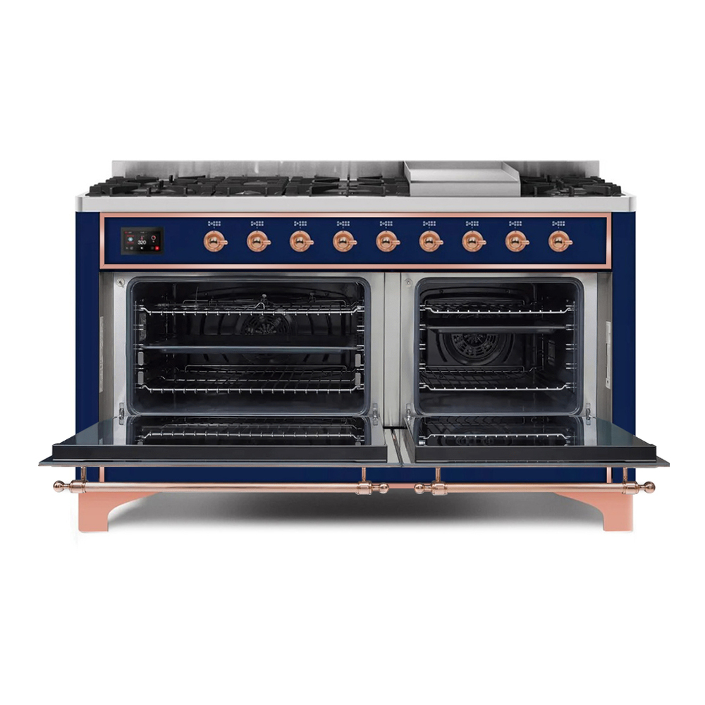 Majestic II Series 60" Dual Fuel Natural Gas Freestanding Range UM15FDQNS3MBP