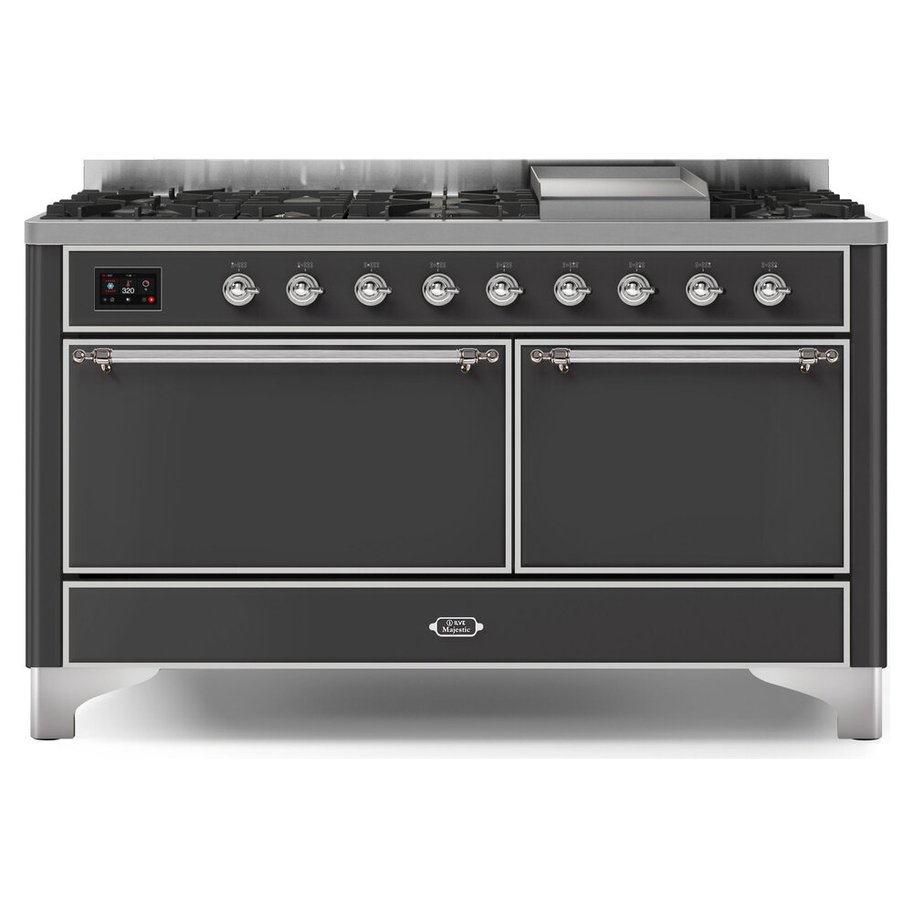 Majestic II Series 60" Dual Fuel Natural Gas Freestanding Range UM15FDQNS3MGC