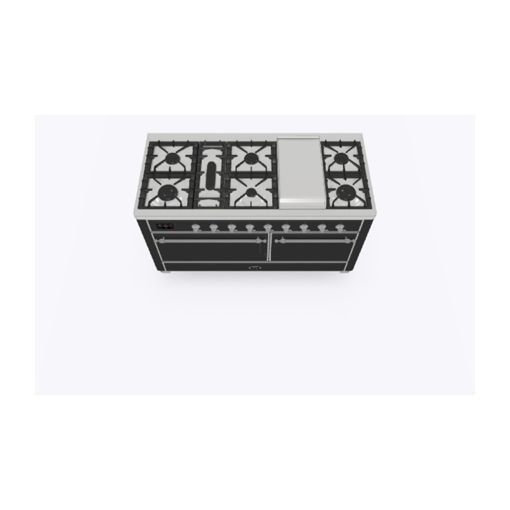 Majestic II Series 60" Dual Fuel Natural Gas Freestanding Range UM15FDQNS3MGC