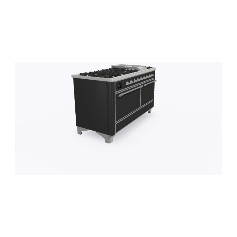 Majestic II Series 60" Dual Fuel Natural Gas Freestanding Range UM15FDQNS3MGC