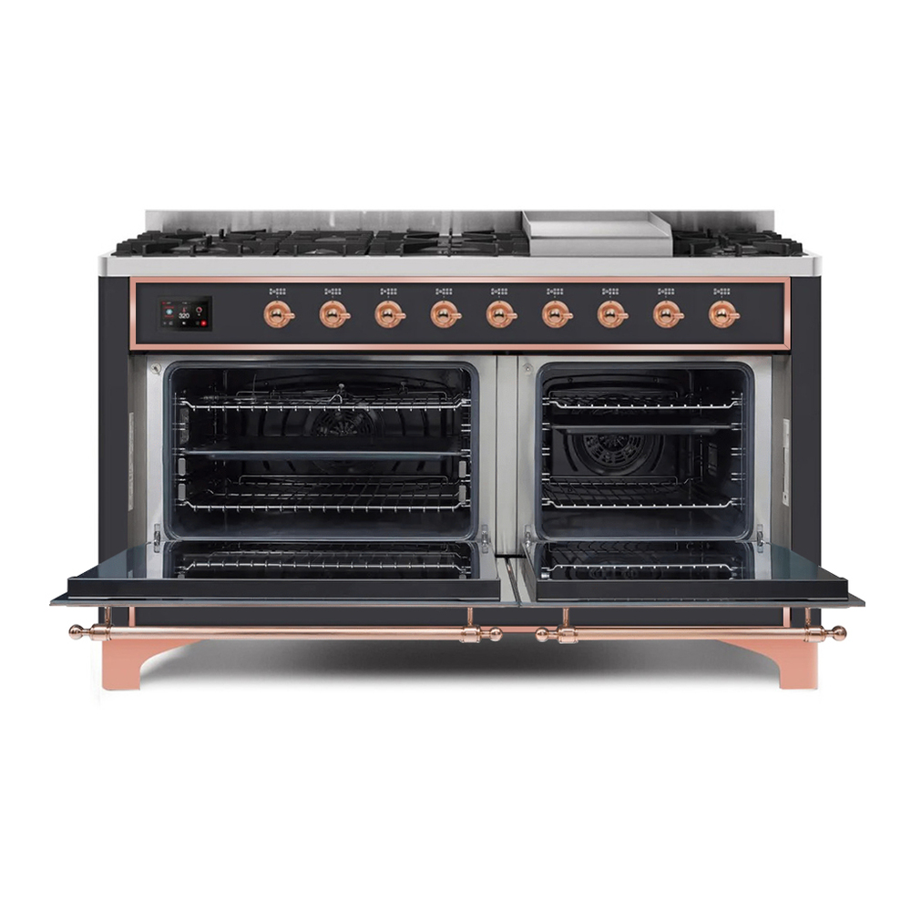 Majestic II Series 60" Dual Fuel Natural Gas Freestanding Range UM15FDQNS3MGP