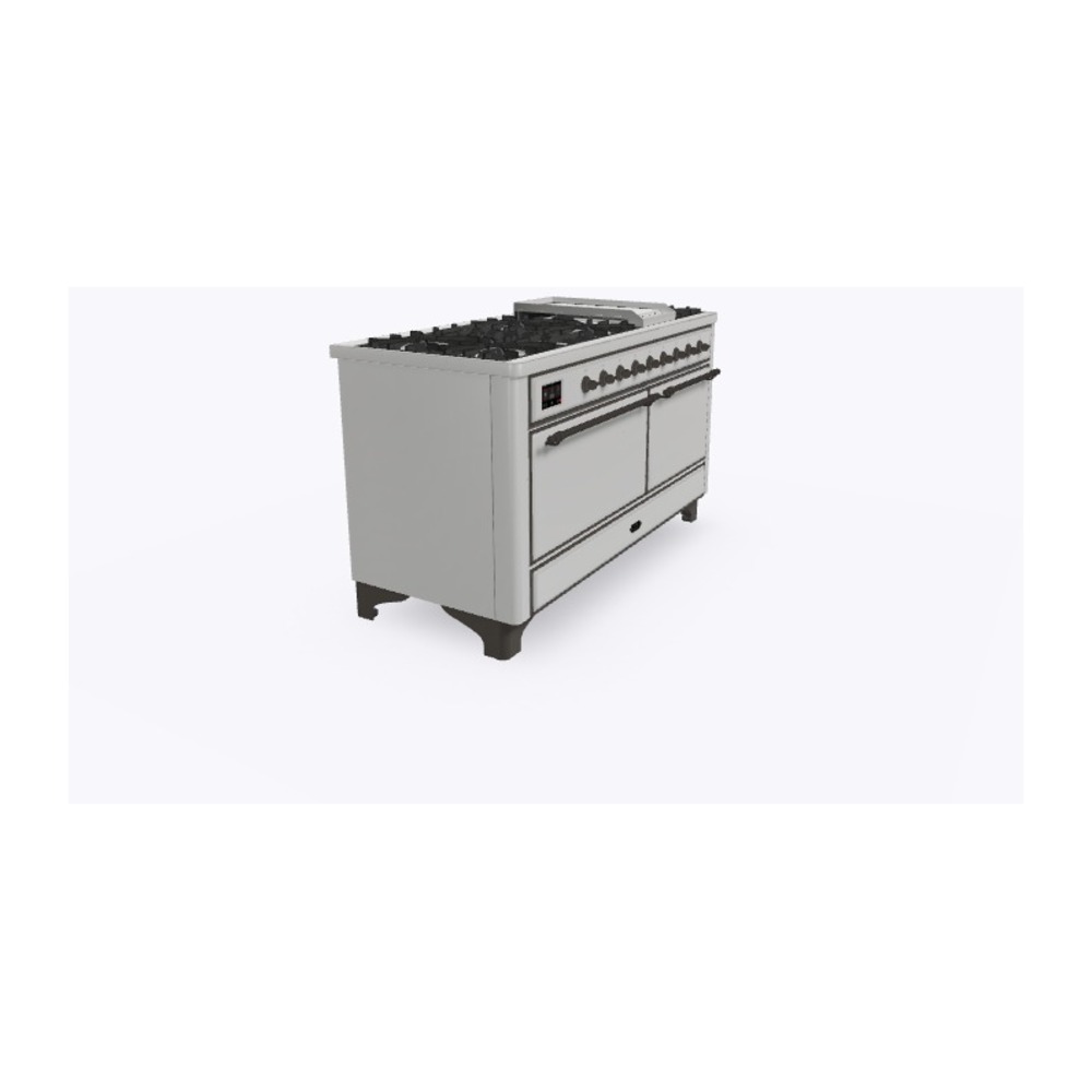 Majestic II Series 60" Dual Fuel Natural Gas Freestanding Range UM15FDQNS3SSB