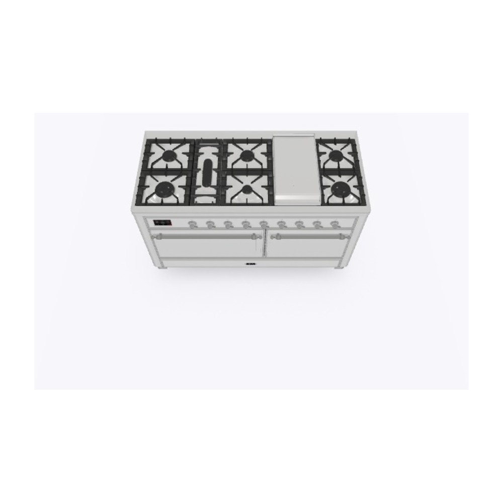Majestic II Series 60" Dual Fuel Natural Gas Freestanding Range UM15FDQNS3SSC