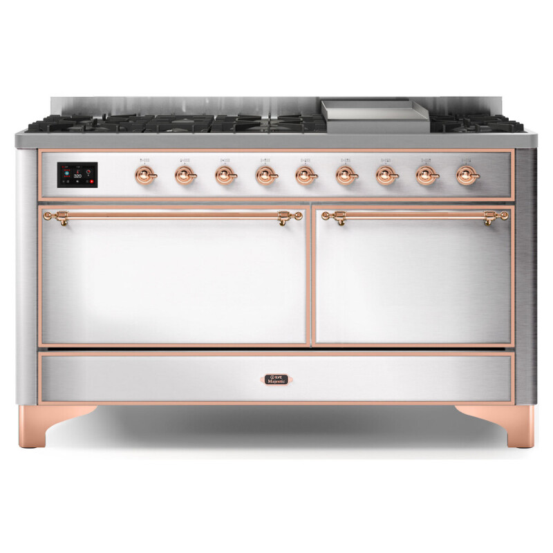 Majestic II Series 60" Dual Fuel Natural Gas Freestanding Range UM15FDQNS3EGP