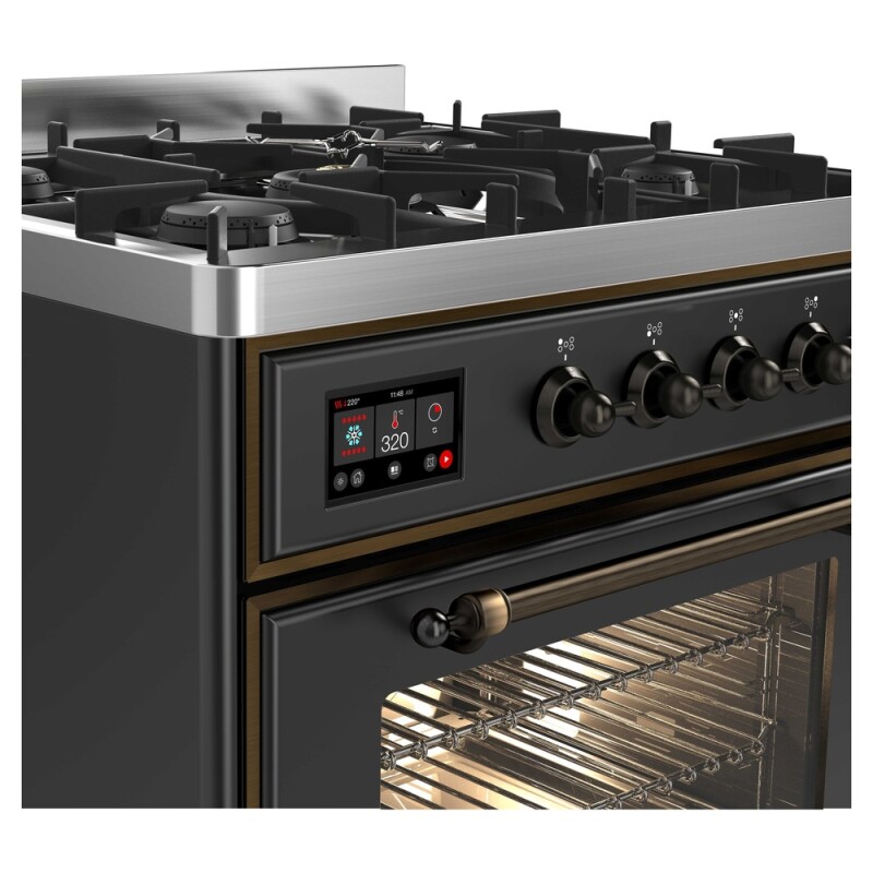 Majestic II Series 30" Dual Fuel Natural Gas Freestanding Range UM30DNE3MGB