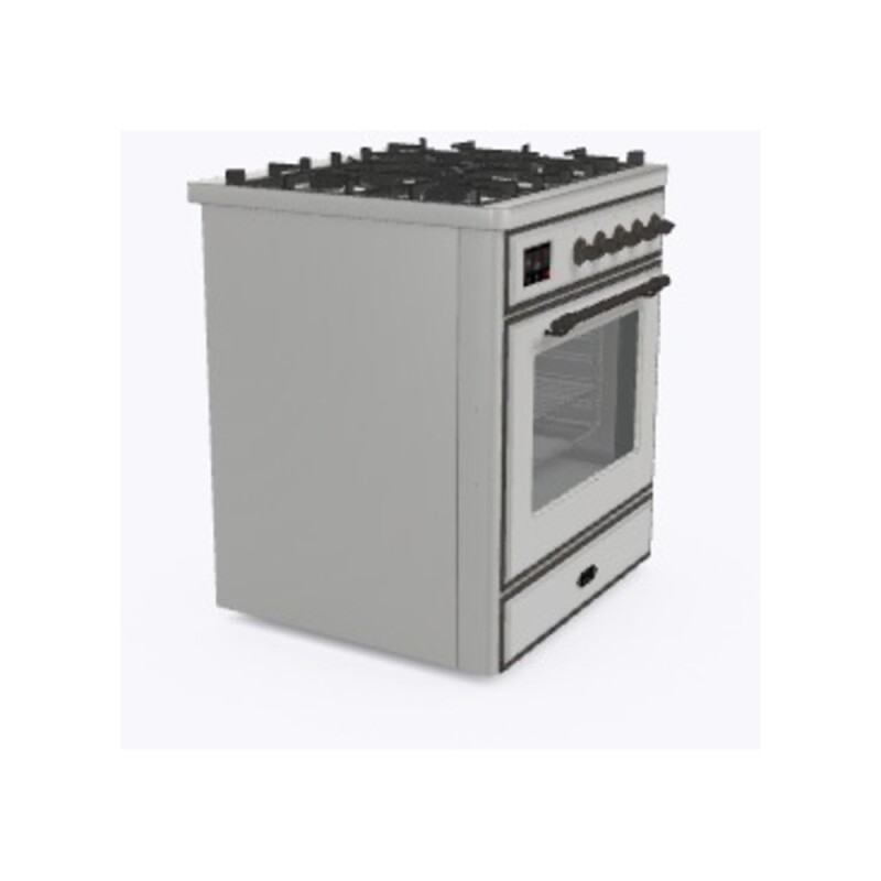 Majestic II Series 30" Dual Fuel Natural Gas Freestanding Range UM30DNE3SSB