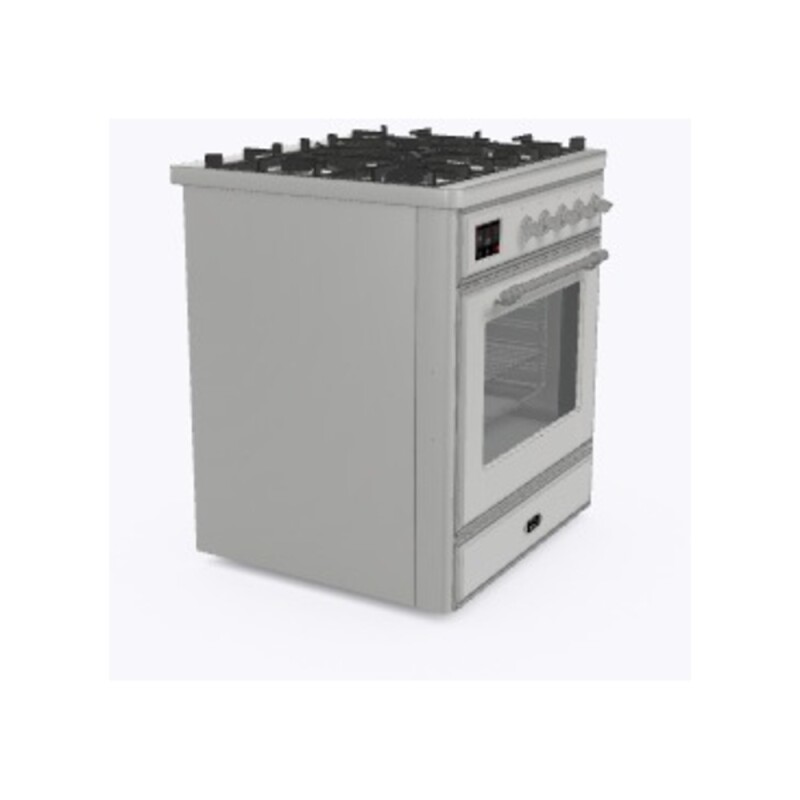 Majestic II Series 30" Dual Fuel Natural Gas Freestanding Range UM30DNE3SSC