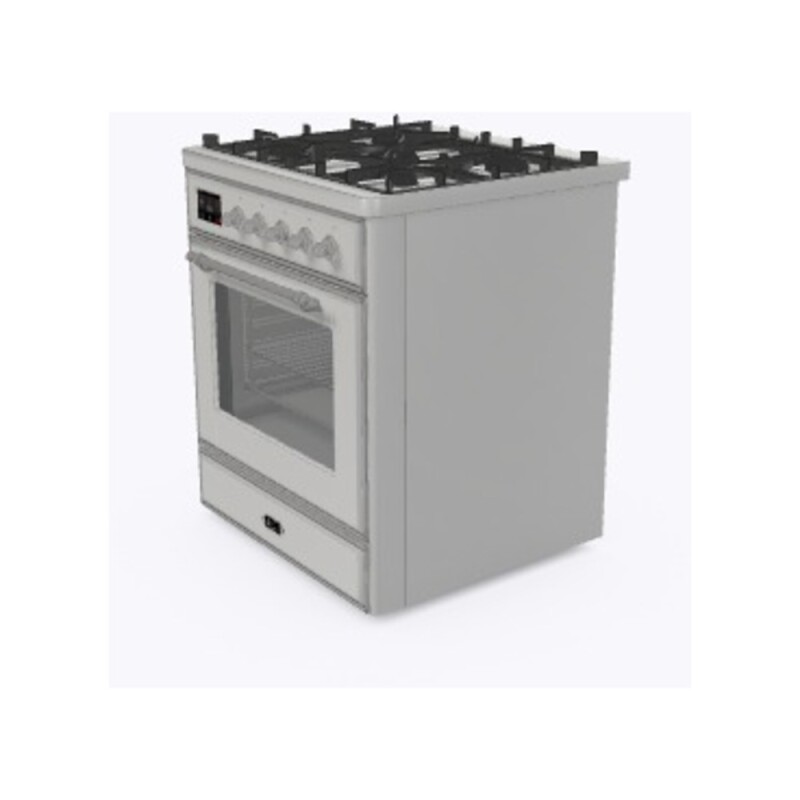 Majestic II Series 30" Dual Fuel Natural Gas Freestanding Range UM30DNE3SSC