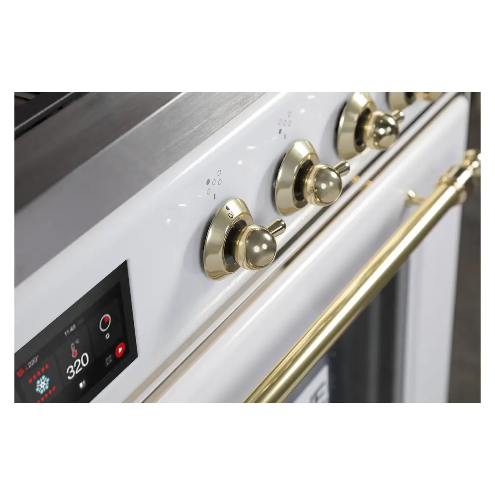 Majestic II 30 inch Dual Fuel Range with 5 Black Burners UM30DNE3WHG