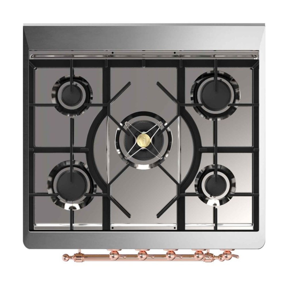 Majestic II Series 30" Dual Fuel Natural Gas Freestanding Range UM30DNE3WHP