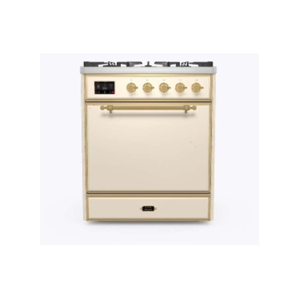 Majestic II 30 inch Dual Fuel Range with 5 Black Burners UM30DQNE3AWG