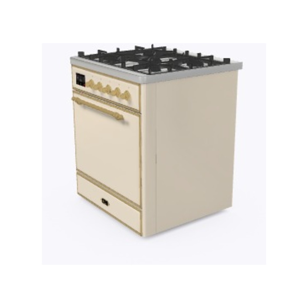 Majestic II 30 inch Dual Fuel Range with 5 Black Burners UM30DQNE3AWG
