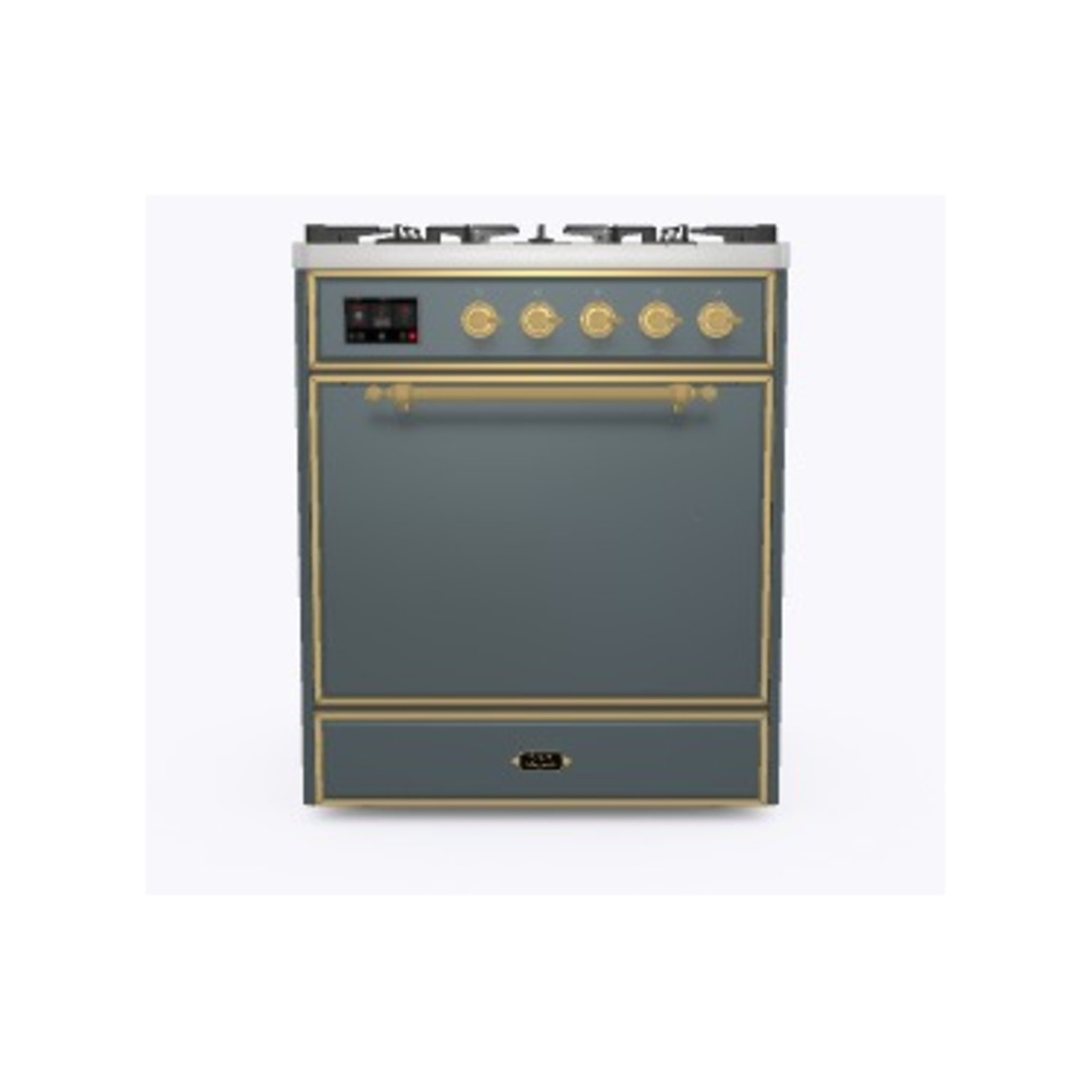 Majestic II 30 inch Dual Fuel Range with 5 Black Burners UM30DQNE3BGG