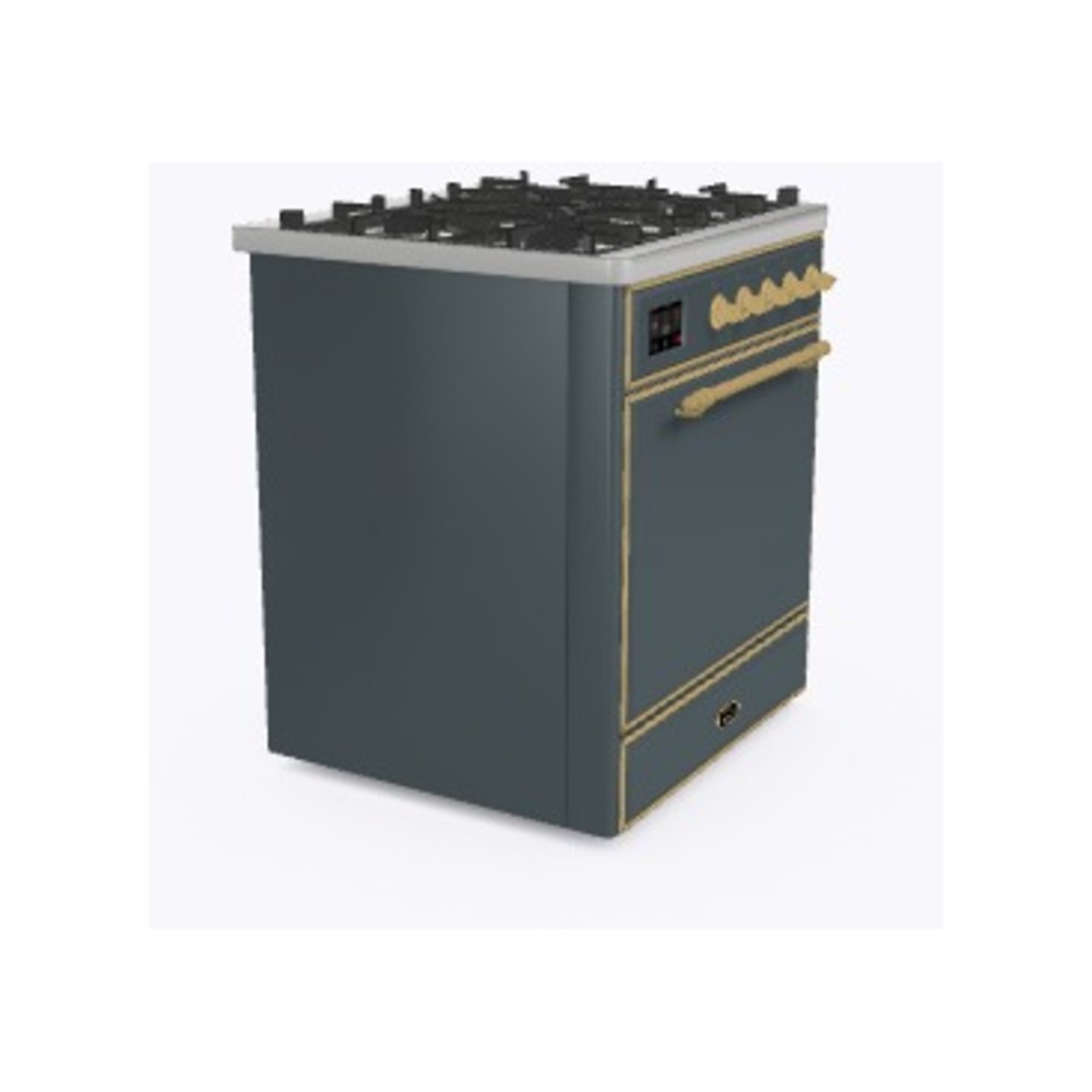 Majestic II 30 inch Dual Fuel Range with 5 Black Burners UM30DQNE3BGG