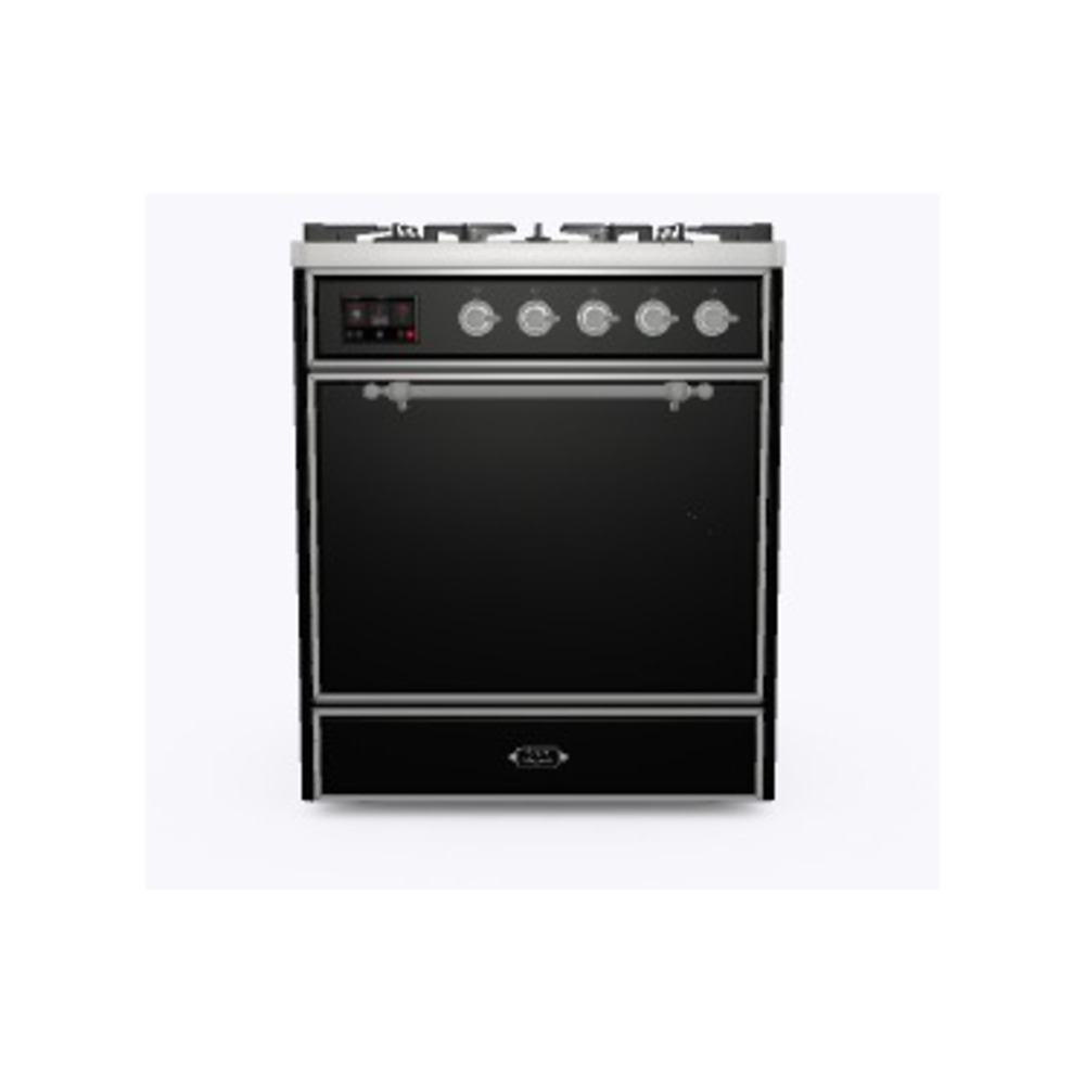 Majestic II 30 inch Dual Fuel Range with 5 Black Burners UM30DQNE3BKC