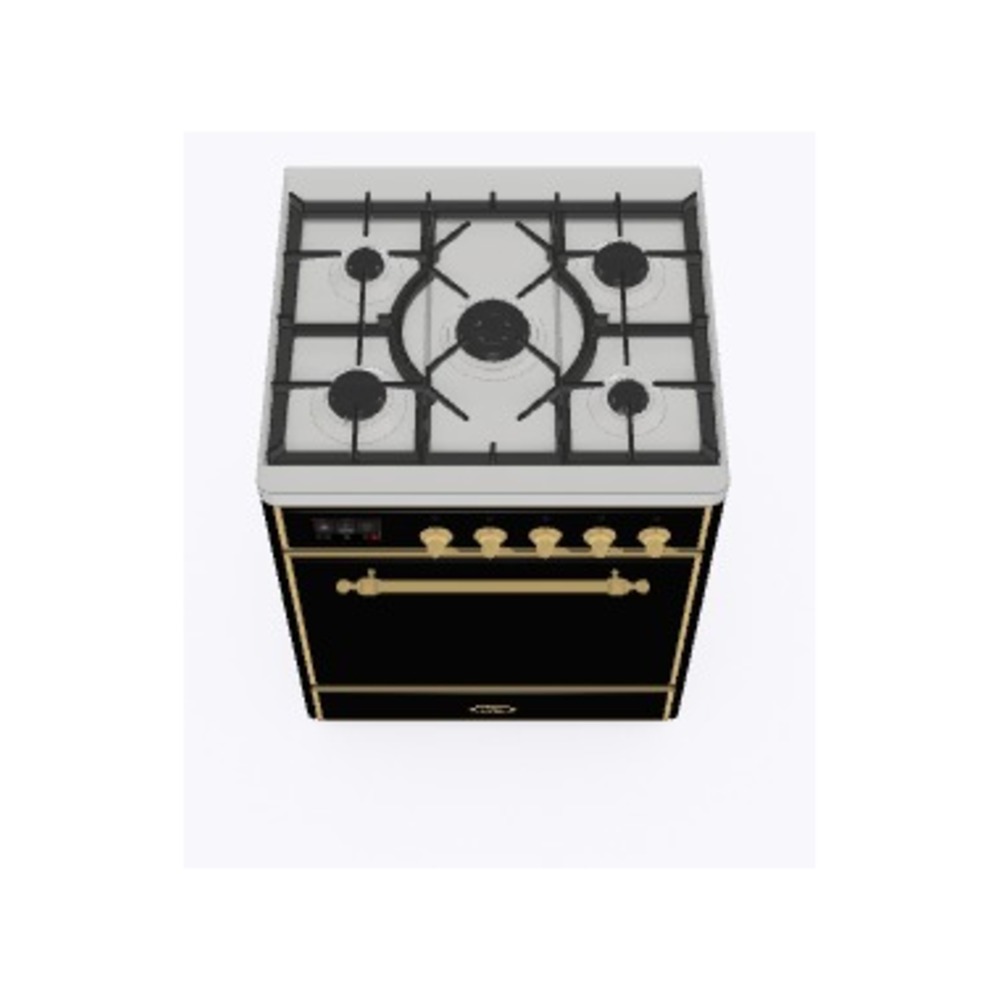 Majestic II 30 inch Dual Fuel Range with 5 Black Burners UM30DQNE3BKG, product image 3 of 6