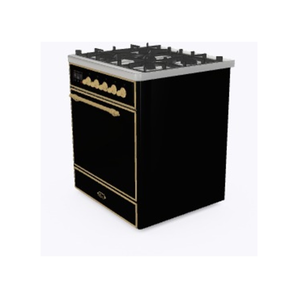 Majestic II 30 inch Dual Fuel Range with 5 Black Burners UM30DQNE3BKG, product image 5 of 6