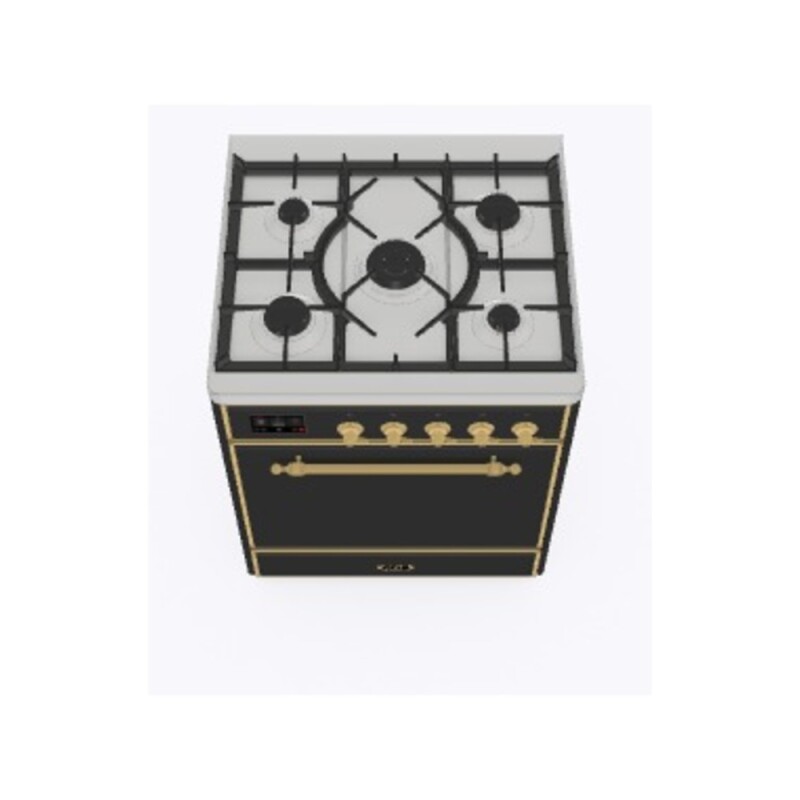 Majestic II 30 inch Dual Fuel Range with 5 Black Burners UM30DQNE3MGG