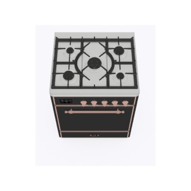 Majestic II 30 inch Dual Fuel Range with 5 Black Burners UM30DQNE3MGP