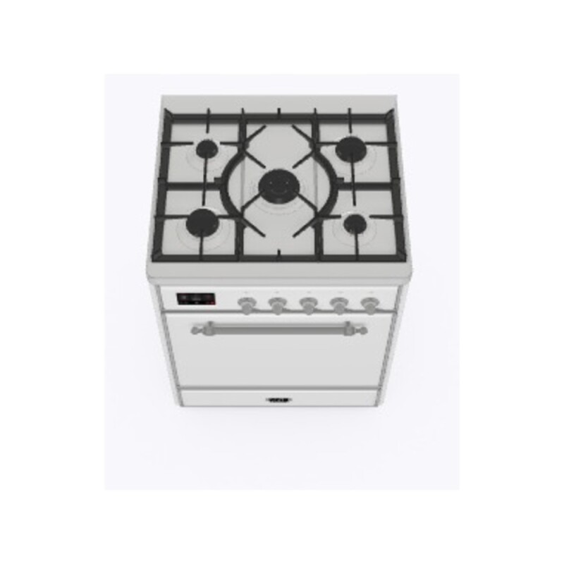 Majestic II Series 30 inch Freestanding Dual Fuel Range with Natural Gas, 5 Sealed Brass Burners, 4 cu. ft. Total Oven Capacity, Convection Oven, Continuous Grates, Storage Drawer, with Chrom UM30DQNE3WHC