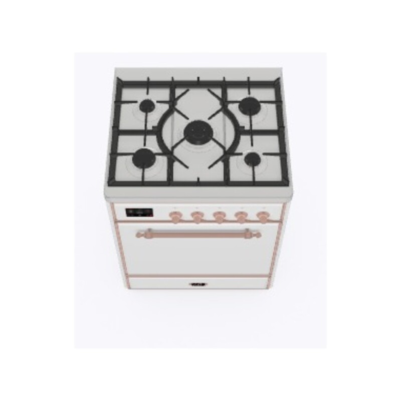 Majestic II 30 inch Dual Fuel Range with 5 Black Burners UM30DQNE3WHP