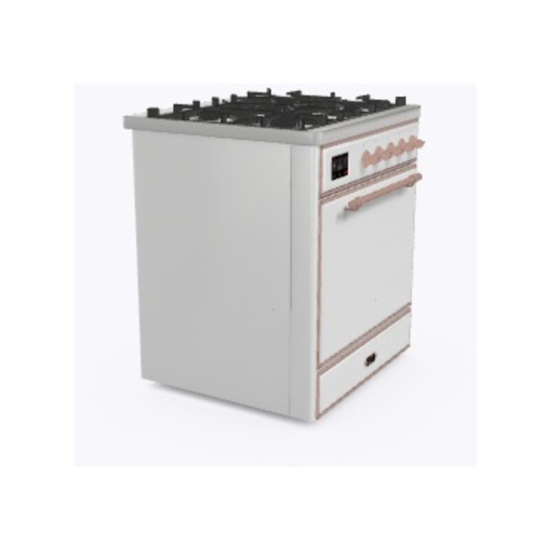 Majestic II 30 inch Dual Fuel Range with 5 Black Burners UM30DQNE3WHP