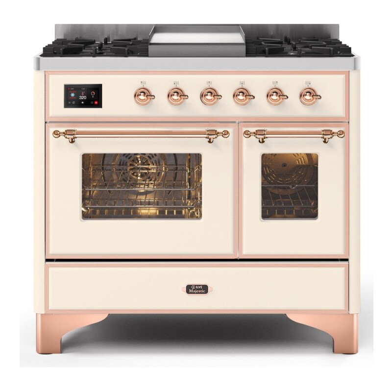 Majestic II Series 40" Dual Fuel Natural Gas Freestanding Range UMD10FDNS3AWP