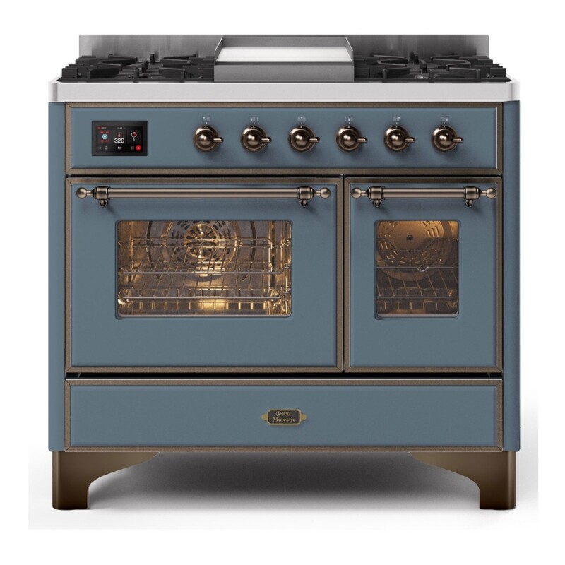 Majestic II 40 inch Dual Fuel Range with 6 Burners, Griddle UMD10FDNS3BGB