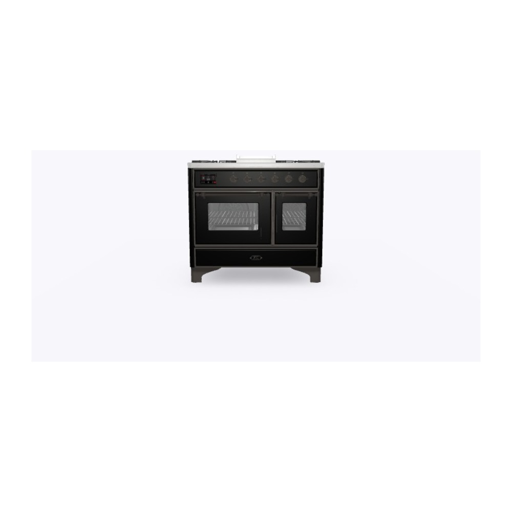 Majestic II 40 inch Dual Fuel Range with 6 Burners, Griddle UMD10FDNS3BKBLP