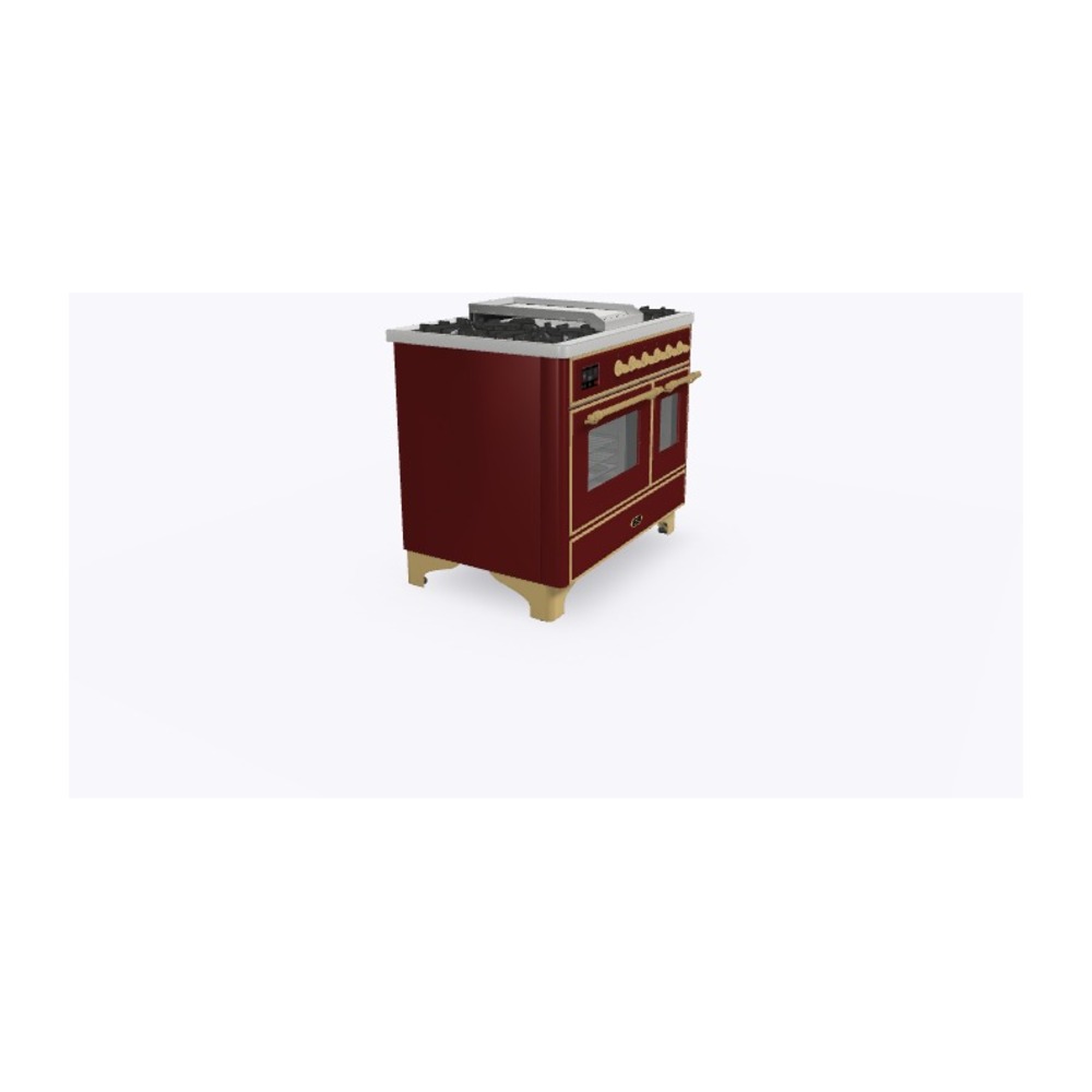 Majestic II Series 40" Dual Fuel Natural Gas Freestanding Range UMD10FDNS3BUG