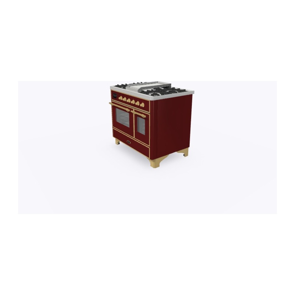 Majestic II Series 40" Dual Fuel Natural Gas Freestanding Range UMD10FDNS3BUG