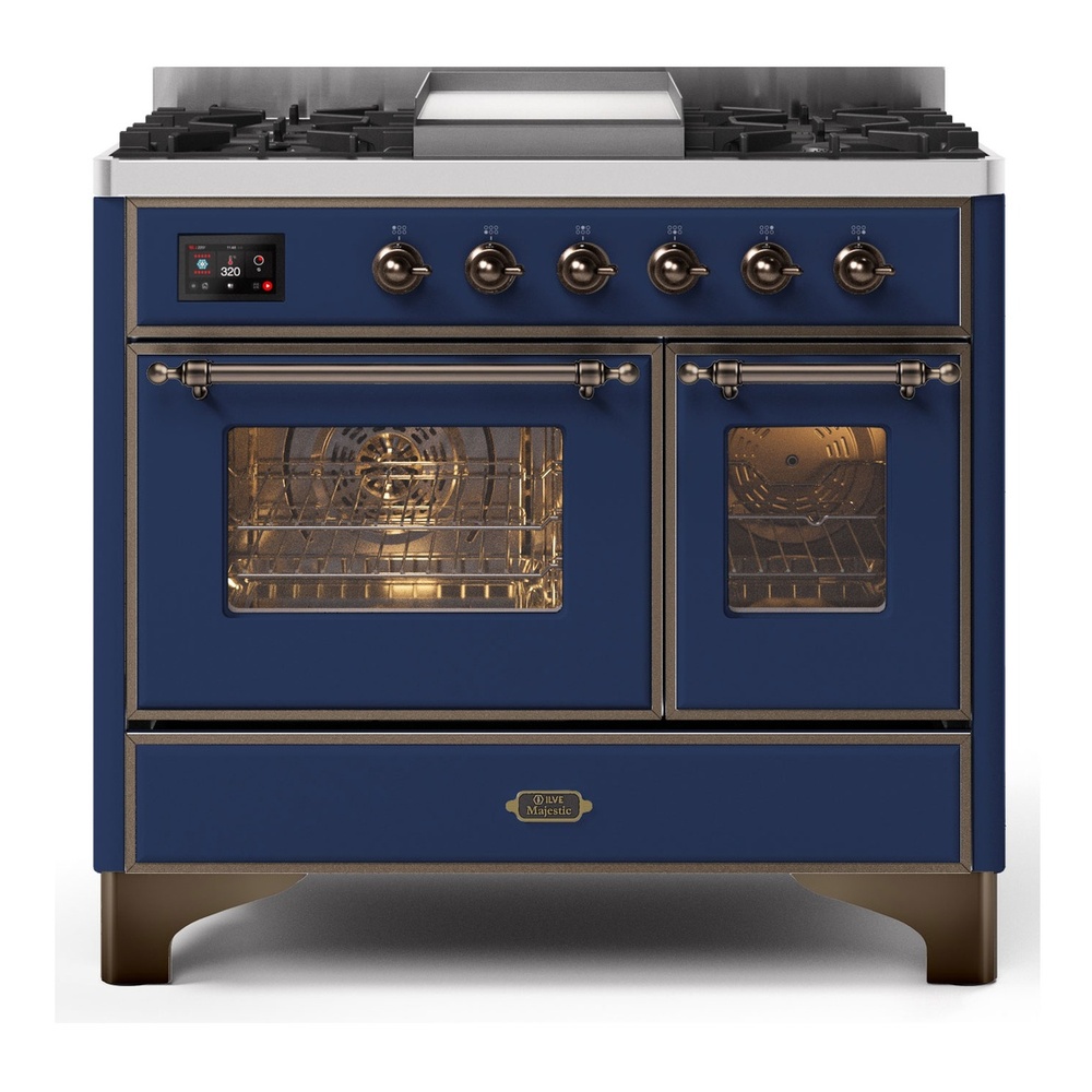 Majestic II Series 40" Dual Fuel Natural Gas Freestanding Range UMD10FDNS3MBB