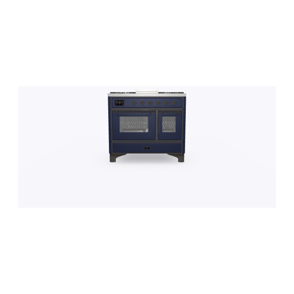 Majestic II Series 40" Dual Fuel Natural Gas Freestanding Range UMD10FDNS3MBB