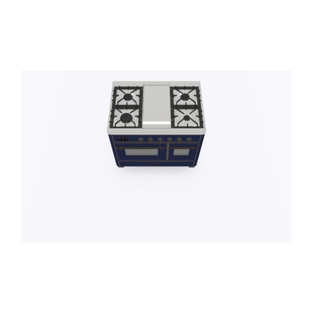 Majestic II Series 40" Dual Fuel Natural Gas Freestanding Range UMD10FDNS3MBB