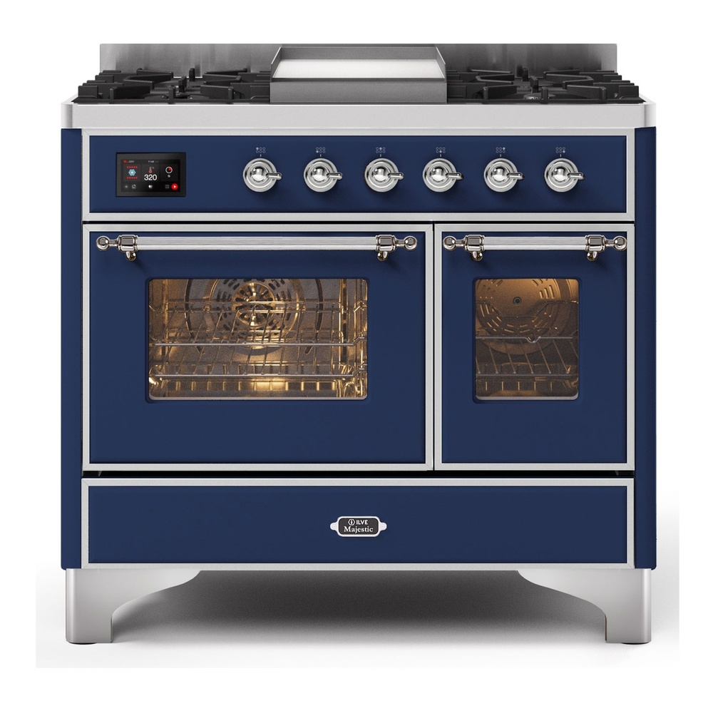 Majestic II Series 40" Dual Fuel Natural Gas Freestanding Range UMD10FDNS3MBC