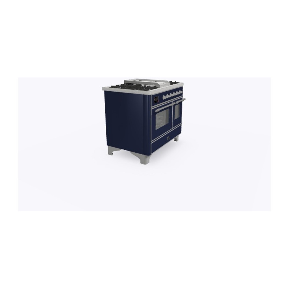 Majestic II Series 40" Dual Fuel Natural Gas Freestanding Range UMD10FDNS3MBC