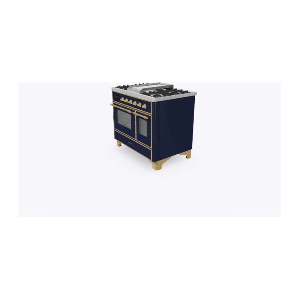 Majestic II Series 40" Dual Fuel Natural Gas Freestanding Range UMD10FDNS3MBG