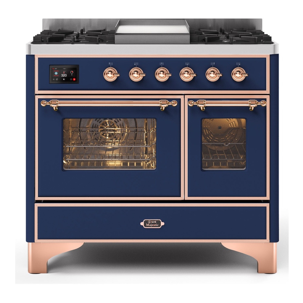 Majestic II Series 40" Dual Fuel Natural Gas Freestanding Range UMD10FDNS3MBP