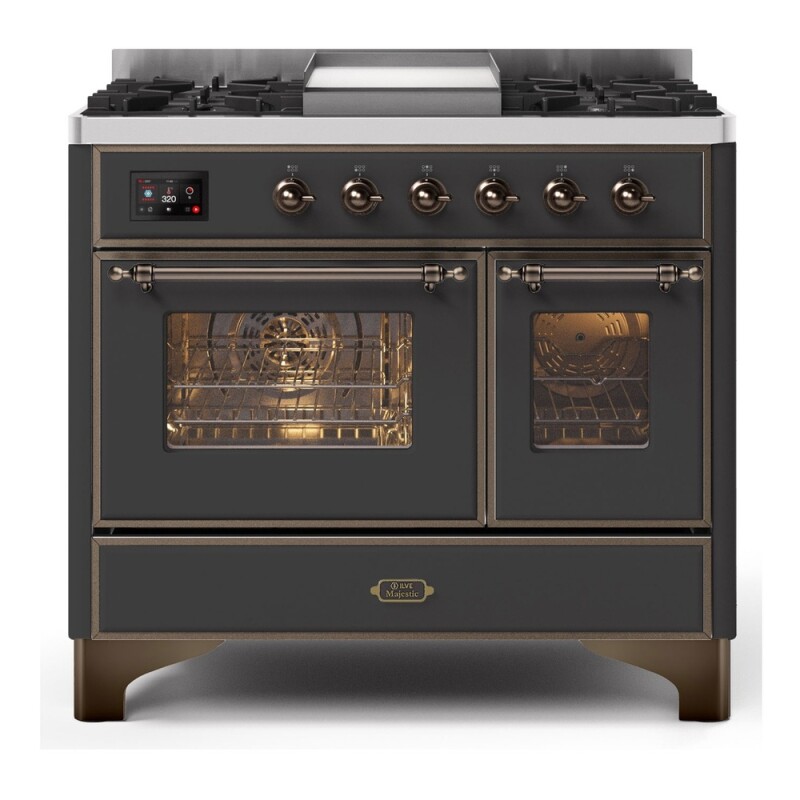 Majestic II Series 40" Dual Fuel Natural Gas Freestanding Range UMD10FDNS3MGB