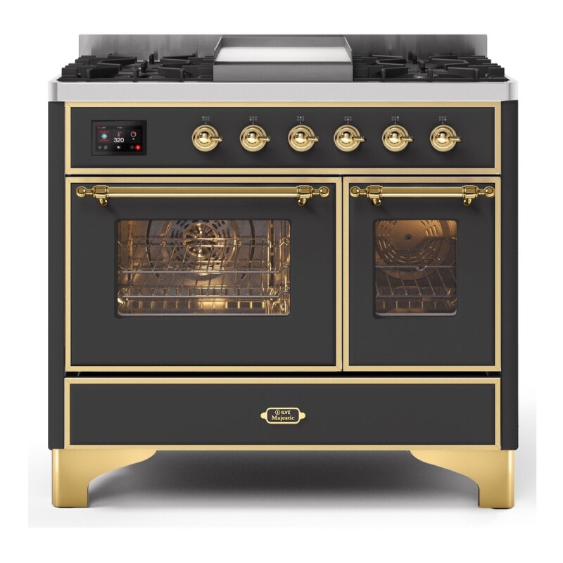 Majestic II Series 40" Dual Fuel Natural Gas Freestanding Range UMD10FDNS3MGG